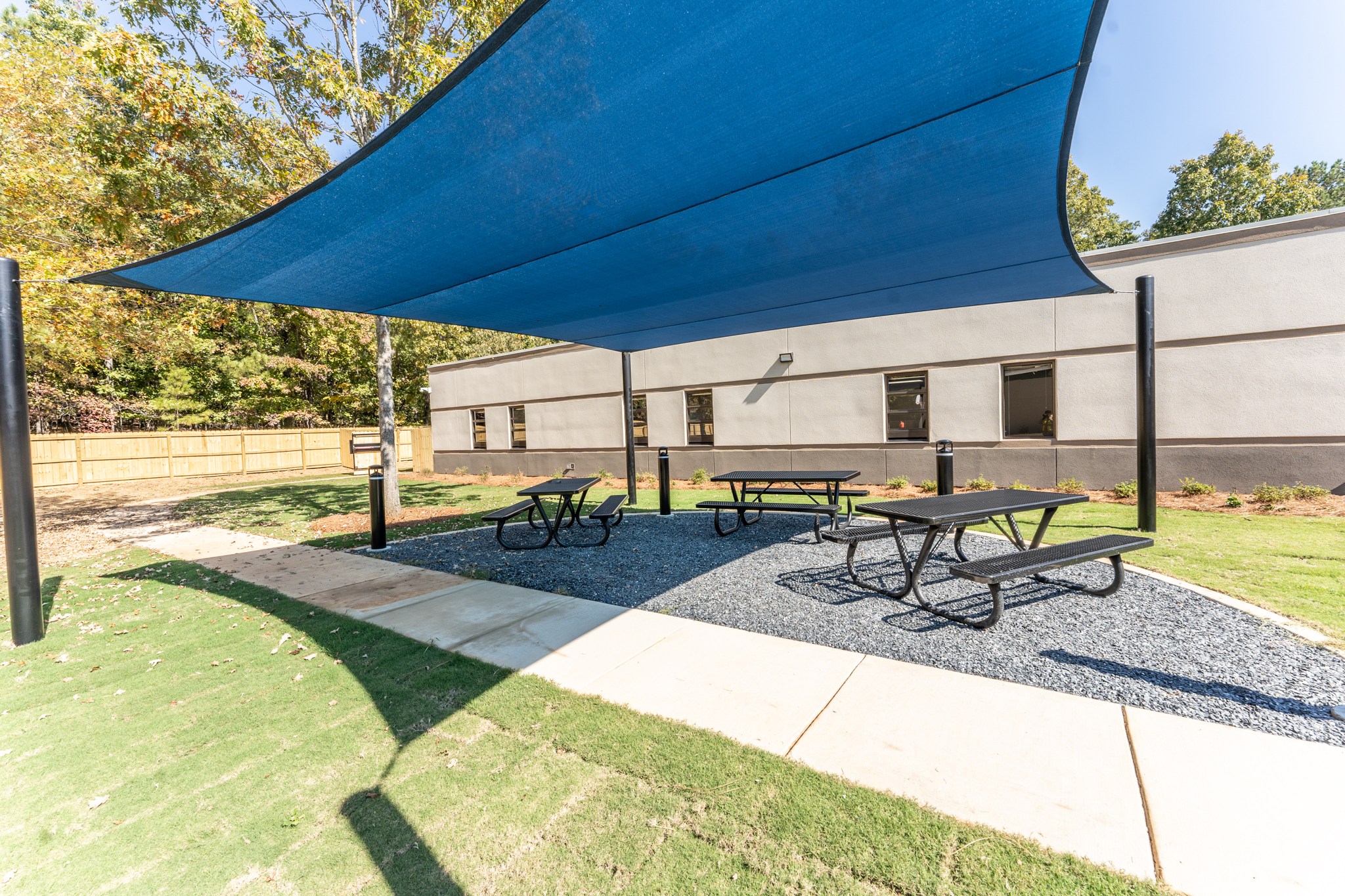 The Recovery Village South Atlanta Drug and Alcohol Rehab- shaded seating area
